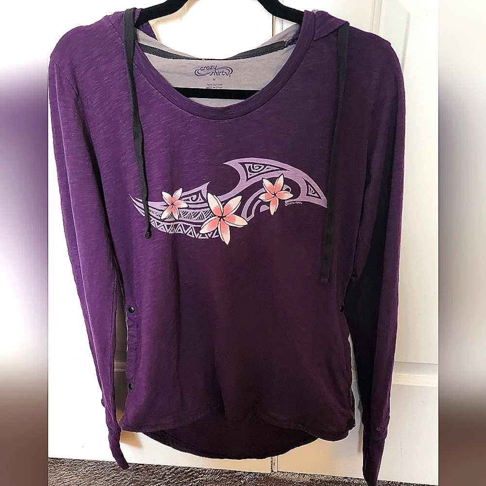 Women Crazy Shirt with Hood